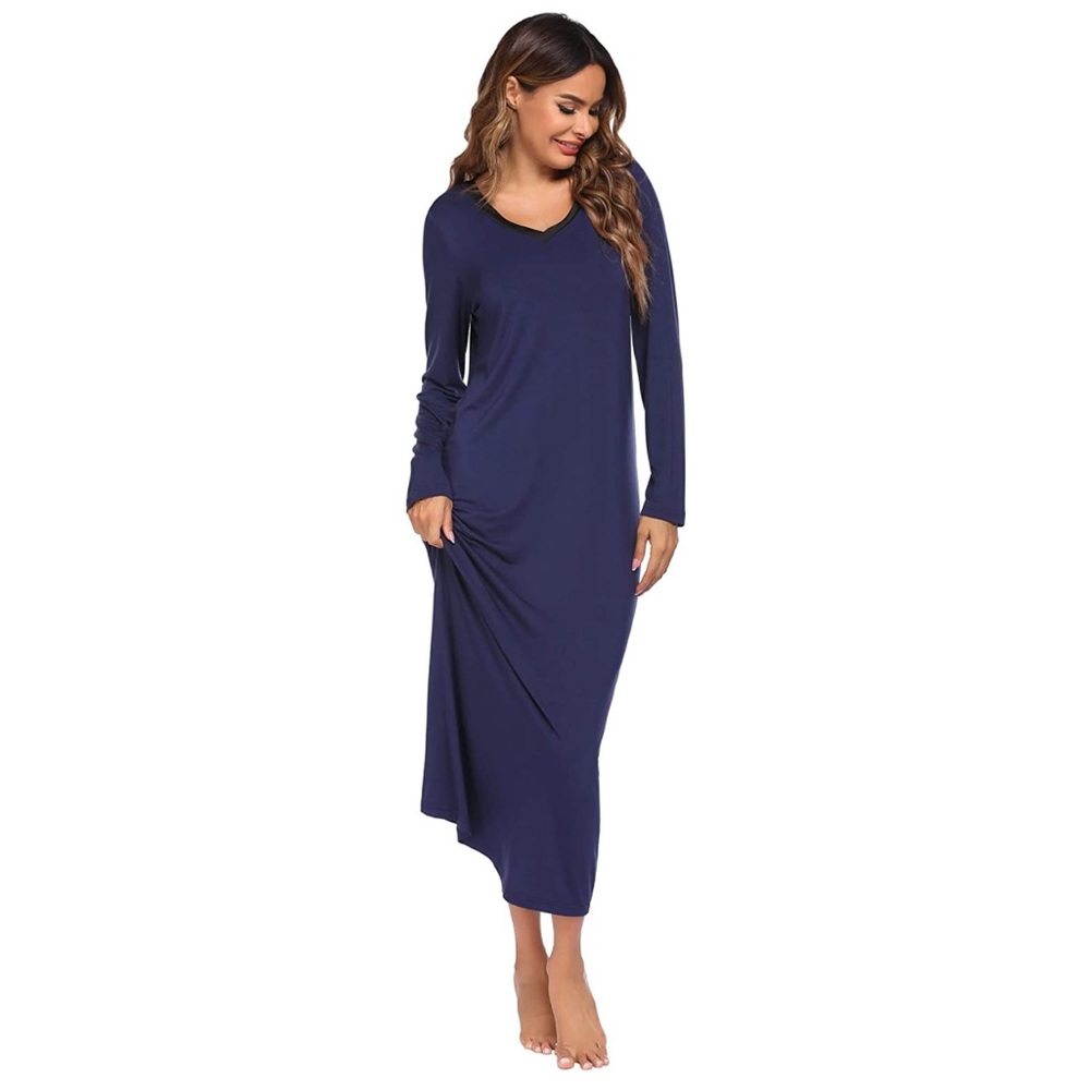 Navy maxi dress (xXL-30)